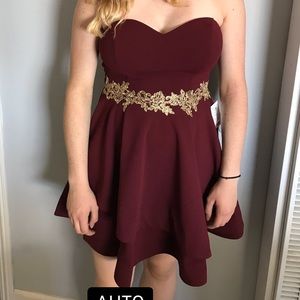Strapless dress